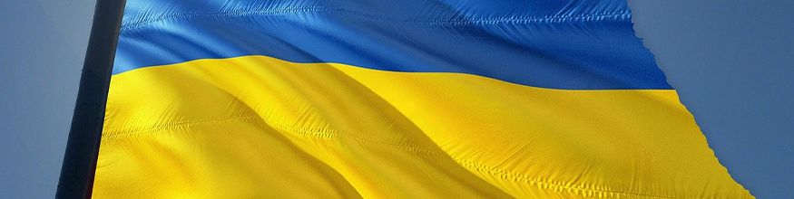 ukraine banner flag